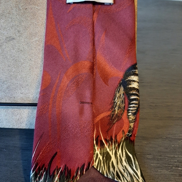 Cies Zebra Red Handmade Tie - Picture 4 of 4